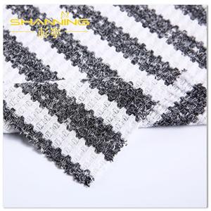 Cheap Viscose Cotton Elastane Black Knit Sweater Fabric Material