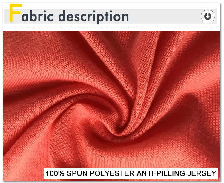 Supply 100 Spun Polyester Anti Pilling Solid Knit Fabric Factory Quotes Oem