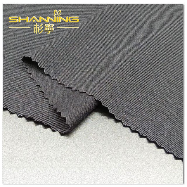 Fdy Polyester Spandex Cool Max Function Solid Peaching Jersey Fabric