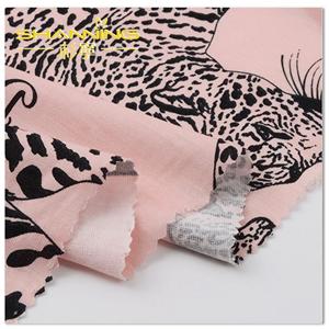 Rayon Spandex Aop Pigment Print Jersey Fabric