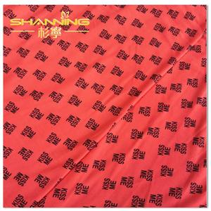 Tissu de vêtement d'impression de dispersion de Spandex de polyester d'étirement quadridirectionnel