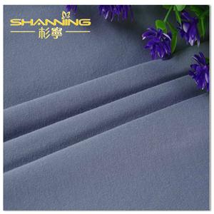 65 % Polyester, 35 % Baumwolle, solides, doppelt gefärbtes, gestricktes Single-Jersey-Material