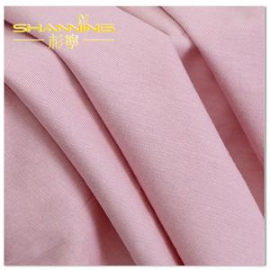 Tc Polyester Coton Spandex Solid Dyed Knit Tissu Jersey