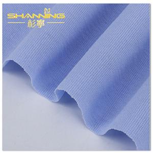 80% Cotton 20% Polyester Solid Dyed Single Jersey Fabric