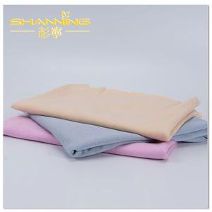 Cvc coton polyester élasthanne tricoté tissu jersey simple teint solide