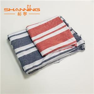 Tissu de Jersey simple de rayure de fil teint par fil tricoté par Spandex de rayonne de coton de polyester