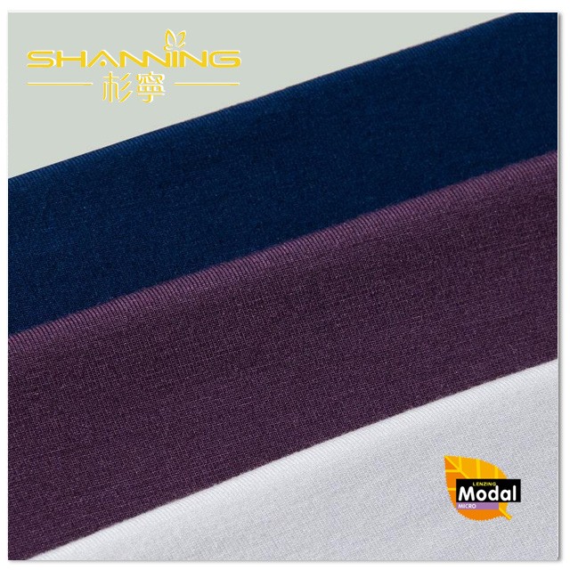 94% Lenzing Modal 6% Spandex Plain Dyed Knit Jersey Fabric
