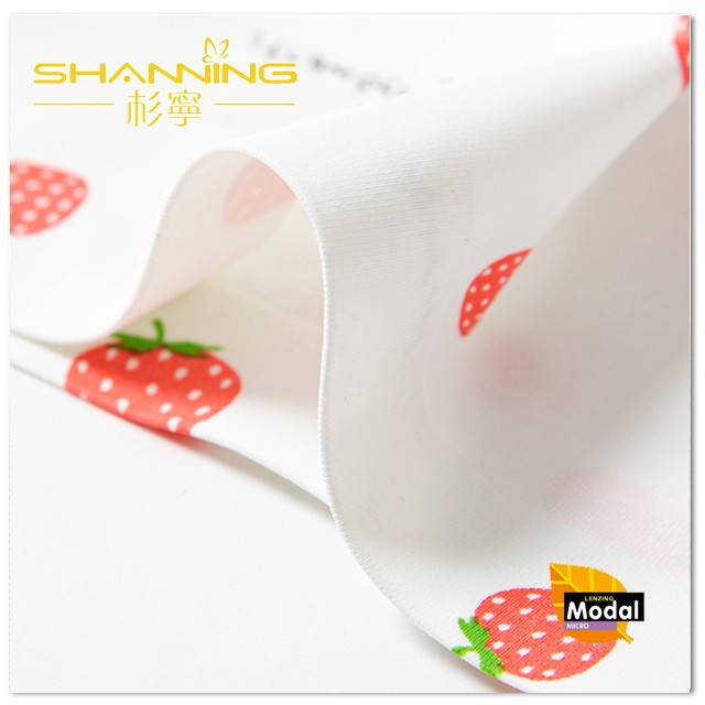 Китай Ткань Джерси цветка Ленцинг модальной Лайкра реактивной связанная печатью для одежды нижнего белья, производитель