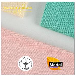 50% Coton 50% Modal Solide Teinté Tricot Tissu Jersey Fabrication