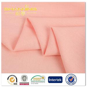 50% Bamboo 50% Recycled Polyester Solid Dyed Knitting Single Jersey T Shirt Fabric