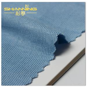 96% rayonne 4% élasthanne extensible dans les quatre sens tissu en jersey teint réactif solide