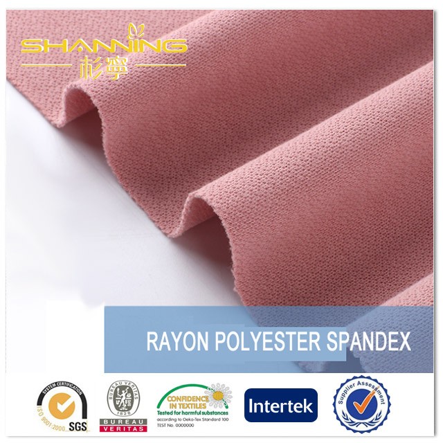 Polyester/Spandex Knit Jacquard Fabric