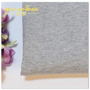 Tissu de tricot de Ponte Roma de mélange teint par fil de coton Lycra Stetch pour le pantalon