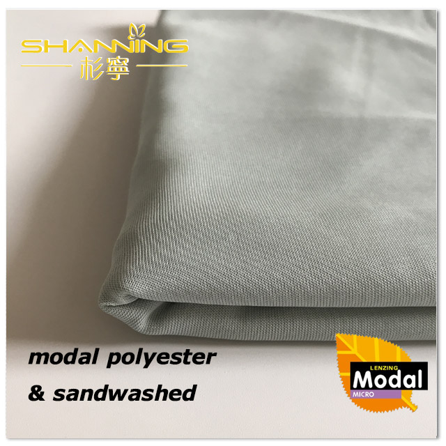 Supply 60% Modal 34% Polyester 6% Elastane Plain Dyed Jersey