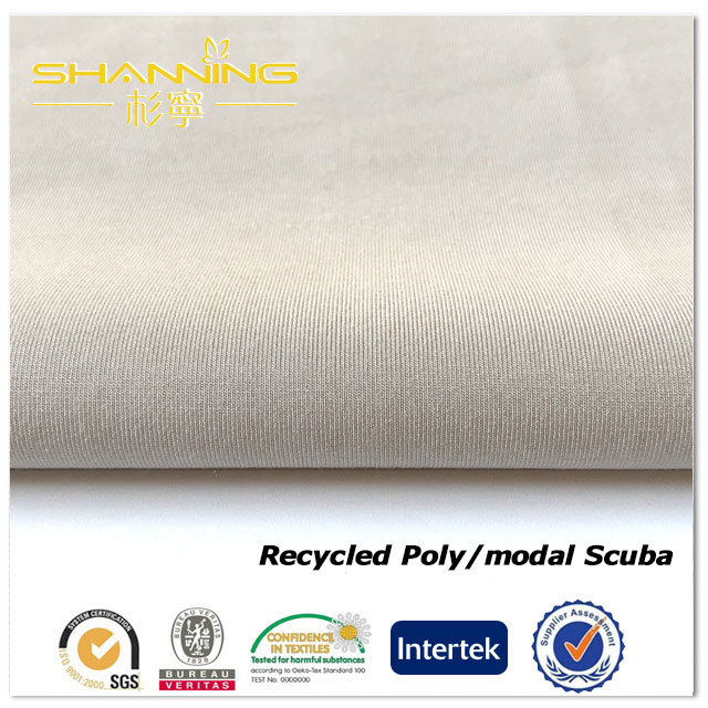 Supply 46% Recycled Polyester 45% Modal 9% Elastane Solid Dyed