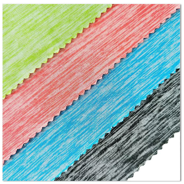 Cationic Polyester Single Jersey Fabric For Sports Wear, Gym Suit, Training Clothes