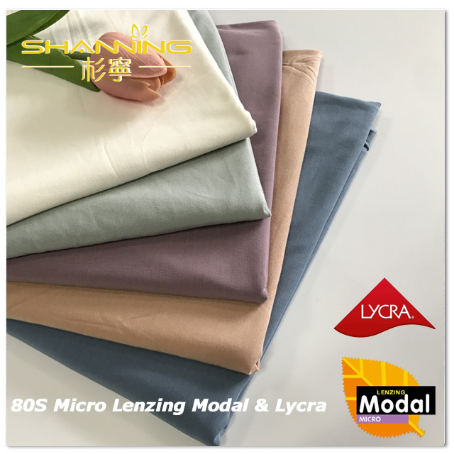 Stretchable, Anti-Pilling lenzing modal fabrics 