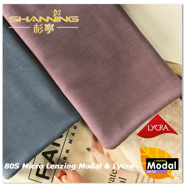 80S Lenzing Modal Lycra Pakaian Dalam Berkualiti Tinggi Jersi Knit