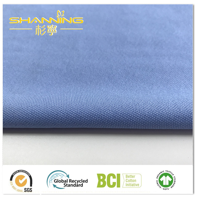 100% Imitation Cotton Single Pique Solid Ready-made Fabric