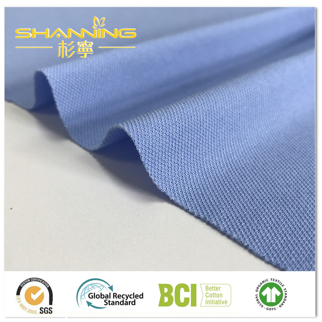 100% Imitation Cotton Single Pique Solid Ready-made Fabric