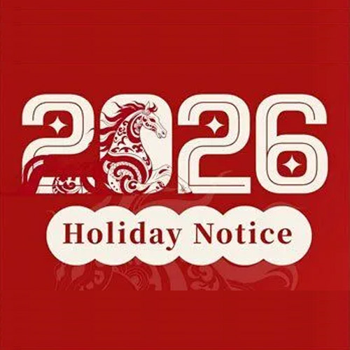 Avis de congés du Nouvel An chinois 2026