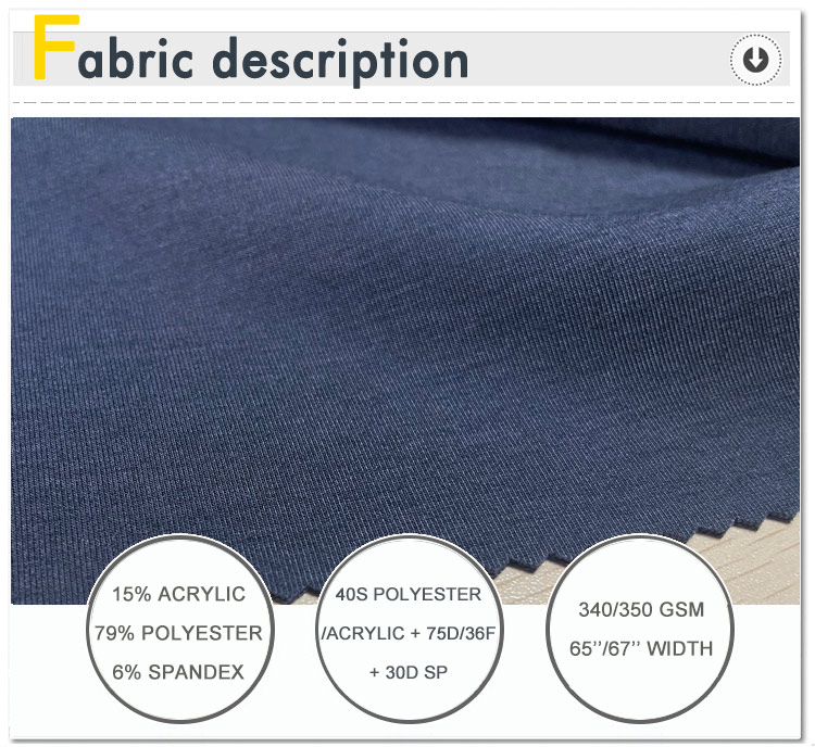 polyester acrylic scuba polyester acrylic scuba