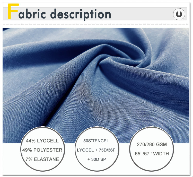 polyester lyocell scuba