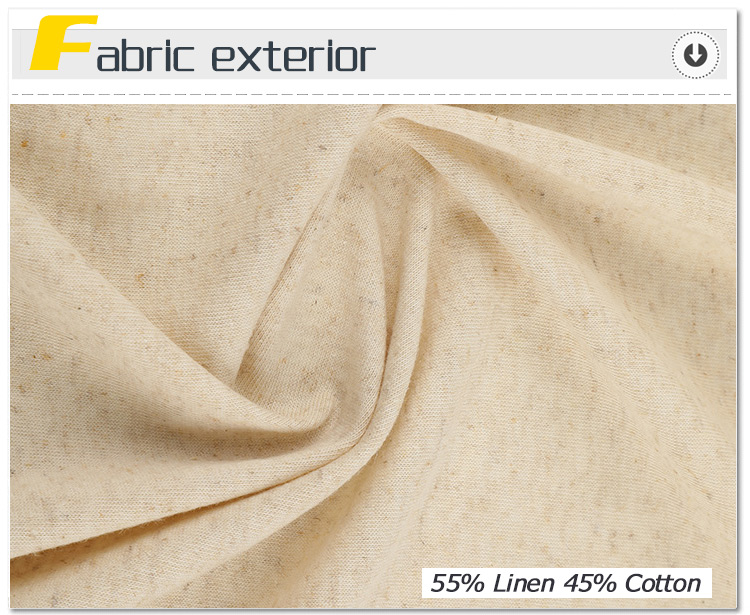 linen cotton jersey