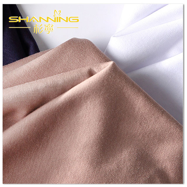 STOCK: 100% COTTON SLUB SINGLE JERSEY FABRIC, SOLID, 150/160GSM