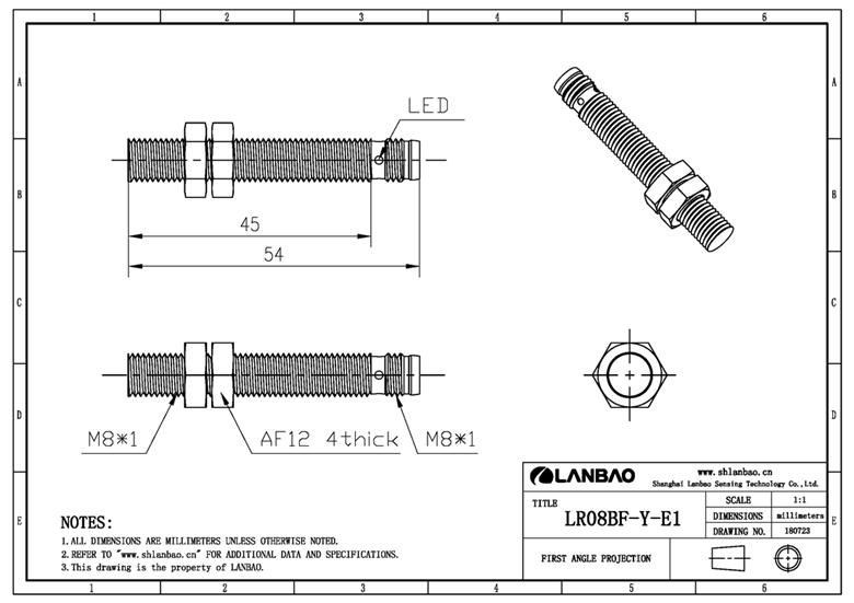 Supply 4mm inductive proximity sensor switch M8 position detector