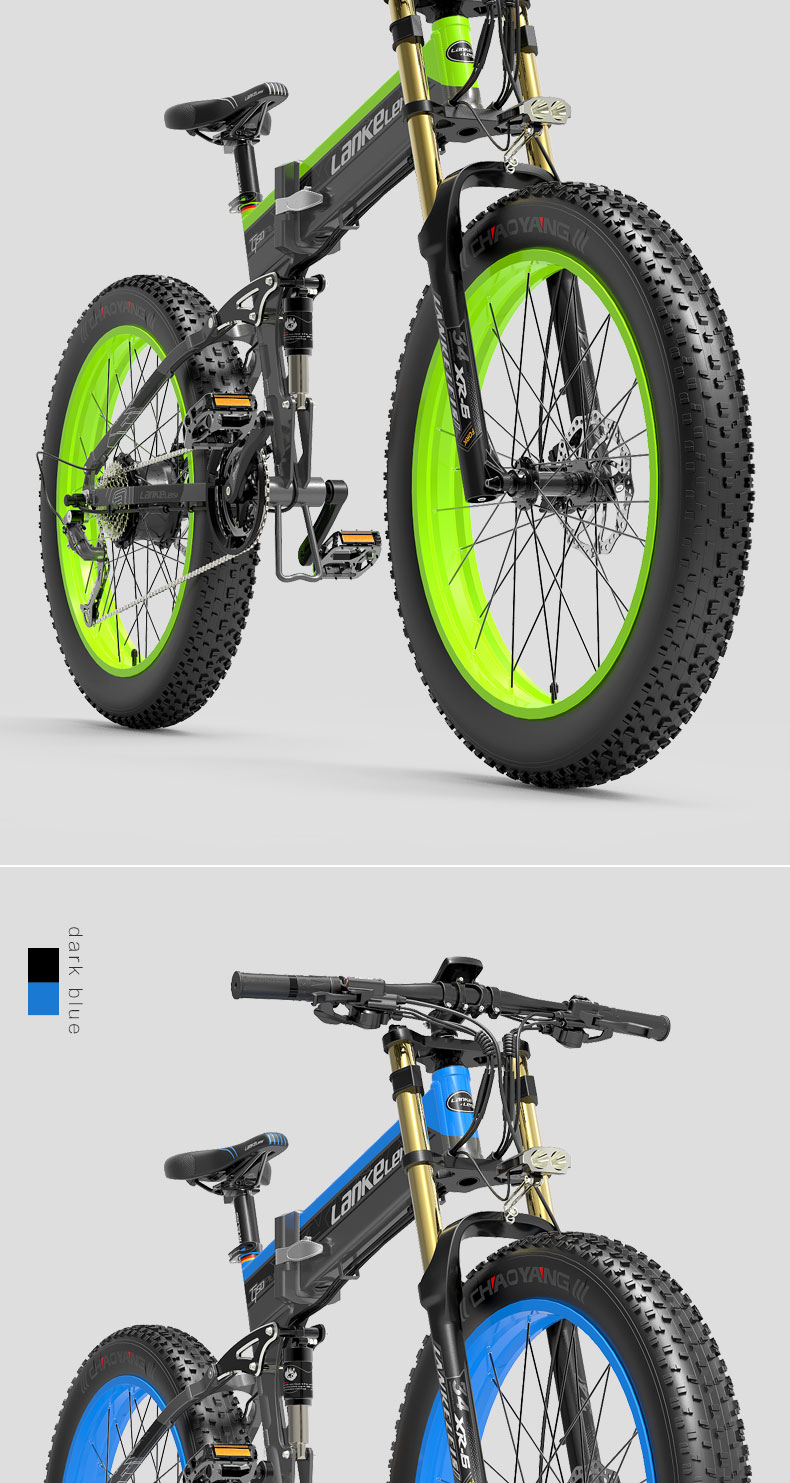 Built-in battery foldable electric bicycle