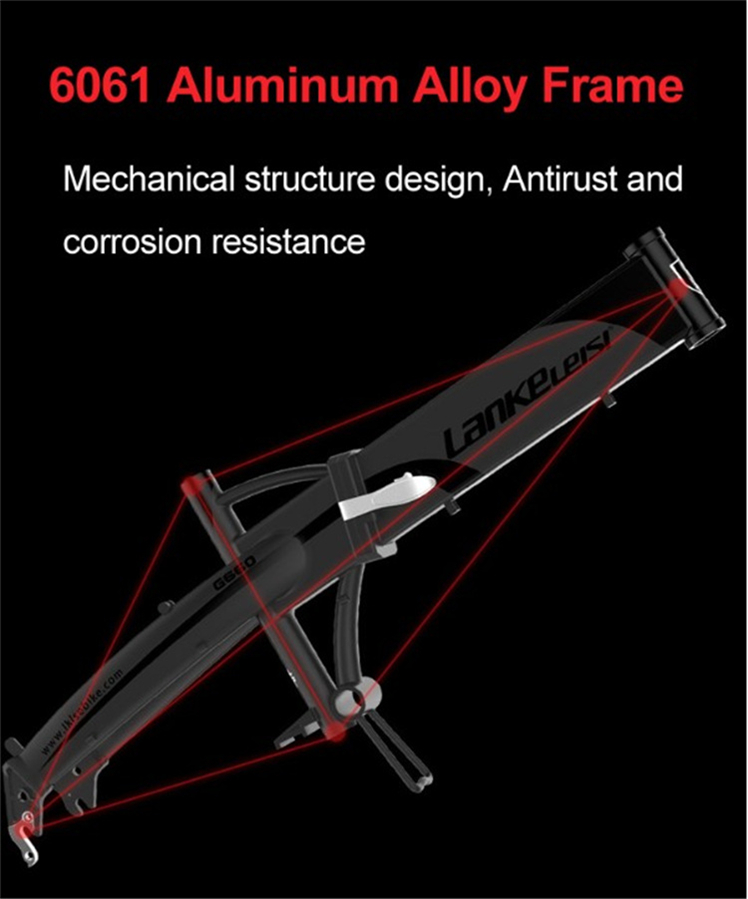 400w aluminum alloy frame lithium battery e bike