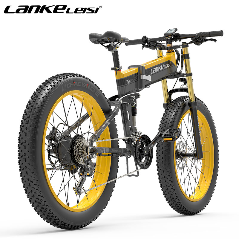 Built-in battery foldable electric bicycle