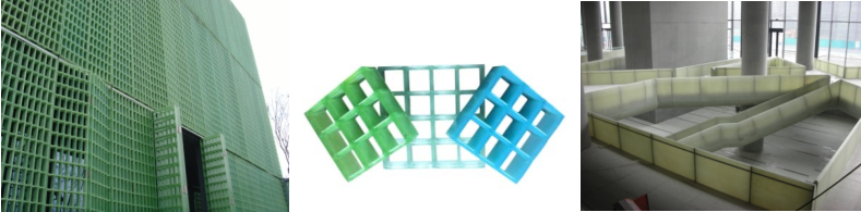 Transparent FRP Grating