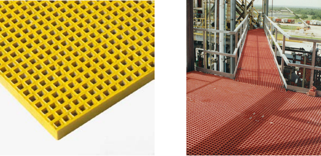 Concave Top FRP Grating