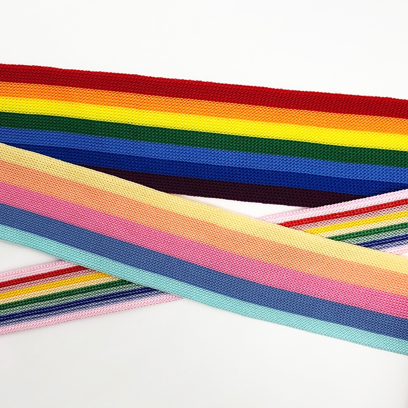 Diversified Multi Coloured Knit Tapes