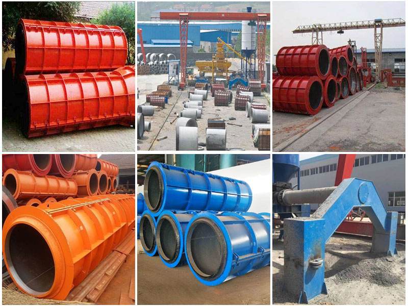 trenchless cement pipe molds