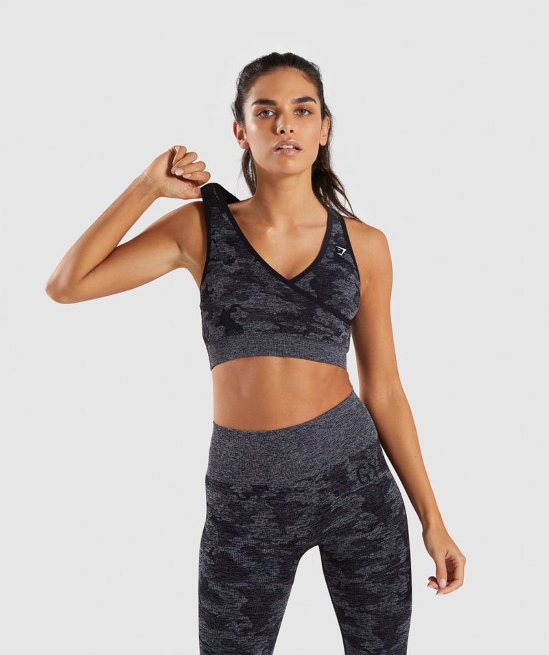 geo seamless sports bra