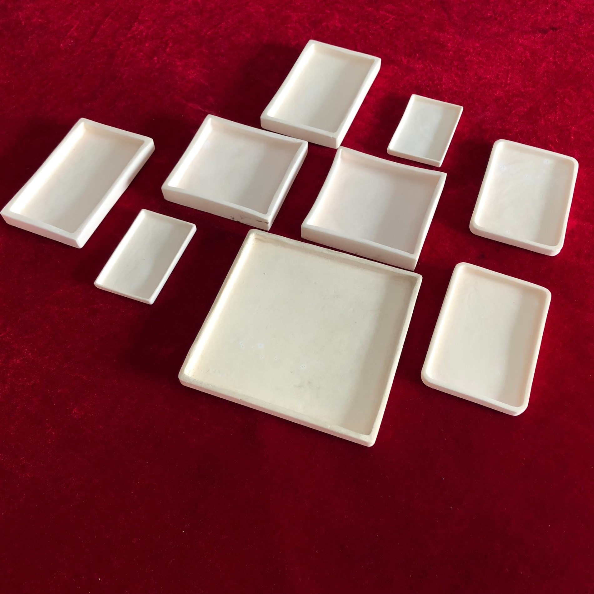 Alumina Ceramic Tray Rectangular Trays