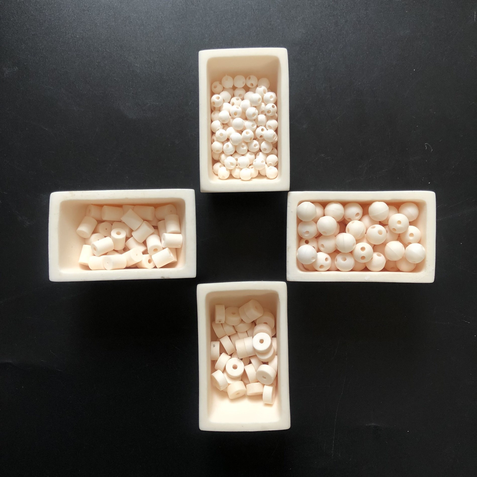 Alumina Ceramic Multi Bores Beads