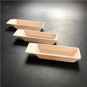 Barcos de crisoles de cerámica de alúmina de alta pureza para laboratorio