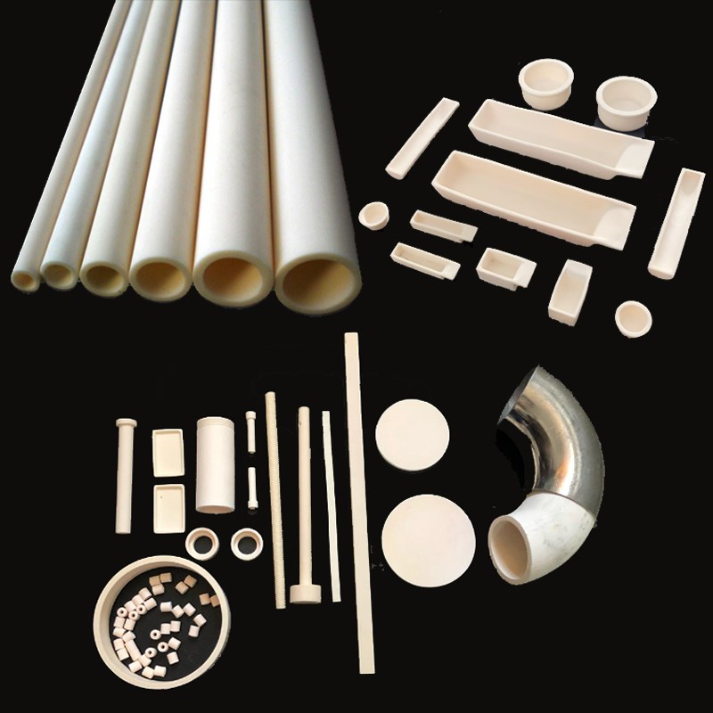 Tubo/crisol/piezas de cerámica de alúmina Tubo/crisol/piezas de cerámica de alúmina