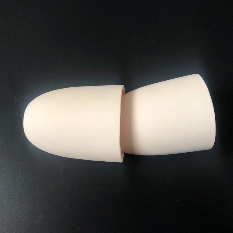 Alumina ceramic crucible for melting metal in laboratory