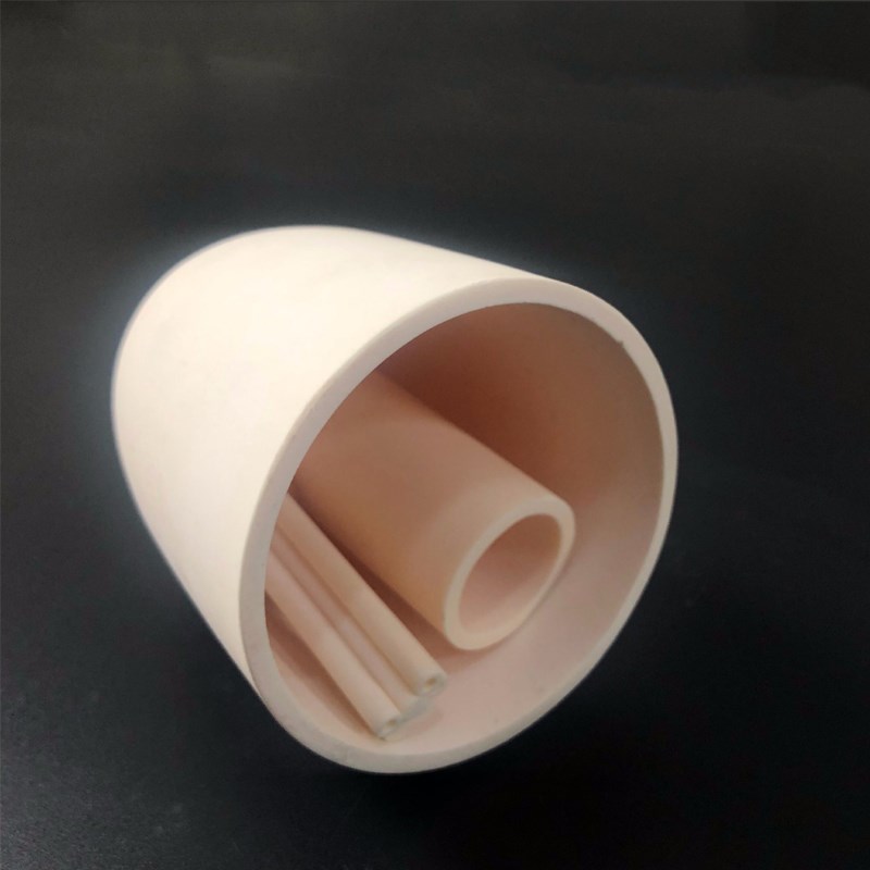 Alumina ceramic crucible for melting metal in laboratory