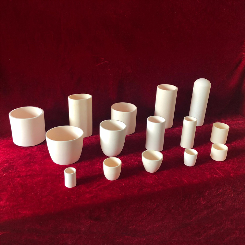 Alumina ceramic crucible (refractory and corrosion-resistant)