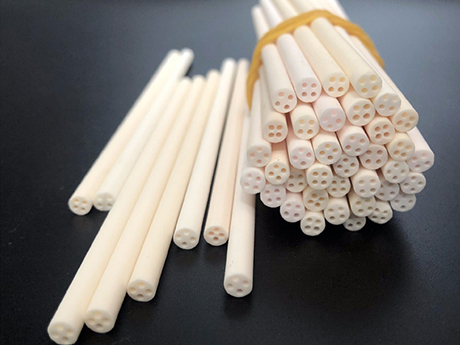 Tubo de cerámica de alúmina de 4 orificios