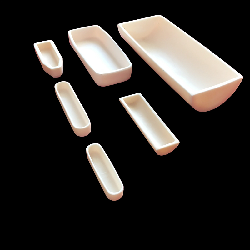 Rectangle Aluminum Oxide Ceramic Crucible Boats