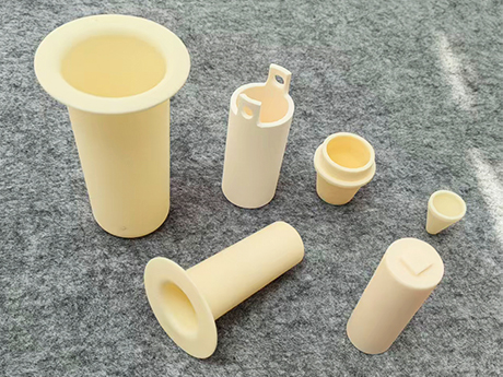 Crisol de alúmina con forma especial