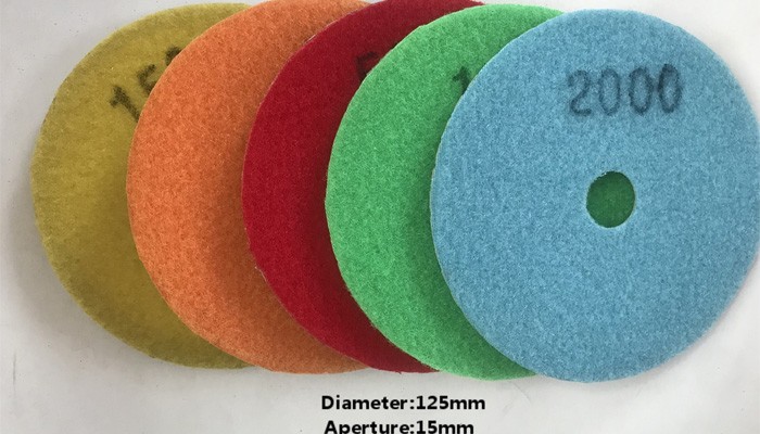 D.125mm ويت تلميع الوسادة