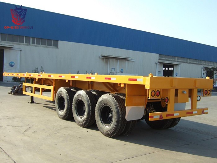 Triple Axle 40 Ft Flatbed Trailer Manufacturers, Triple Axle 40 Ft Flatbed Trailer Factory, Supply Triple Axle 40 Ft Flatbed Trailer